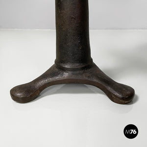 Stools in wood and cast iron, 1930s