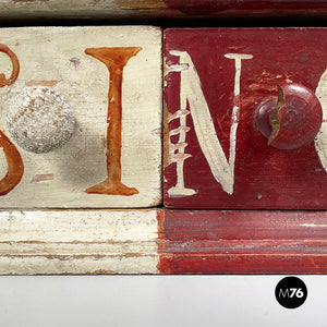 Secret ballot instrument in wood, 1800s