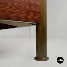 将图片加载到图库查看器，Double bed by Osvaldo Borsani and Arnaldo Pomodoro for Atelier Borsani Varedo, 1950s
