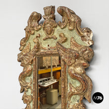 Load image into Gallery viewer, Mirrors in golden and light green wood, 1900s
