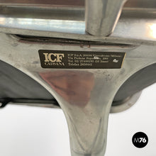 Load image into Gallery viewer, Dark grey leather office chair by Charles and Ray Eames for ICF, 1970s
