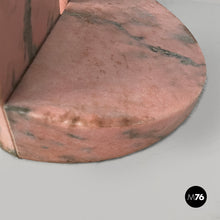 Carica l'immagine nel visualizzatore di Gallery, Display stand in white and pink marble, 1970s
