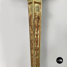 Load image into Gallery viewer, Consoles in green and yellow wood, 1700s
