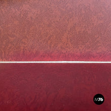 将图片加载到图库查看器，Wall console in burgundy and beige sky, 1950s
