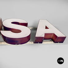 Load image into Gallery viewer, Sign Lufthansa in white plexiglass, 1970s
