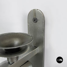 Load image into Gallery viewer, Wall lamps in opaline glass and metal, 1930s
