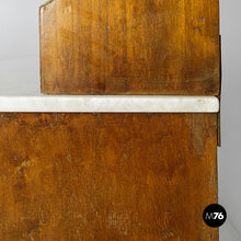 将图片加载到图库查看器，Sideboard in wood, marble and ceramic, 1930s
