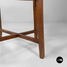 Carica l&#39;immagine nel visualizzatore di Gallery, Tub chair in wood and straw, 1930s
