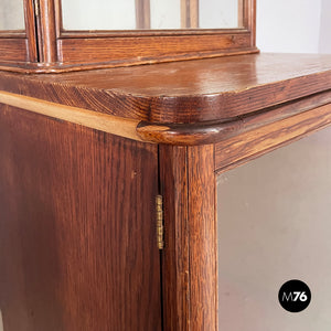 Display cases in wood and glass, mid 1800s