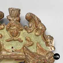 Load image into Gallery viewer, Mirrors in golden and light green wood, 1900s
