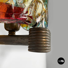 Load image into Gallery viewer, Colored glass applique by Venini, 1950s
