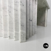 Load image into Gallery viewer, Rectangular coffe table in white marble by Carlo Scarpa, 1980s
