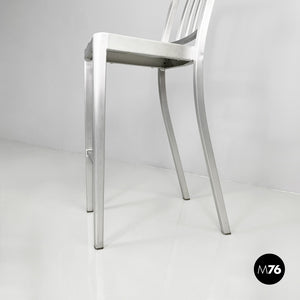 Stool in aluminum Hudson by Philippe Starck for Emeco, 2000s
