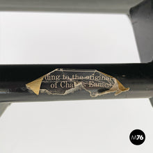 Load image into Gallery viewer, Dark grey leather office chair by Charles and Ray Eames for ICF, 1970s
