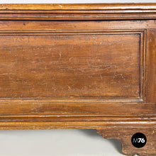 Load image into Gallery viewer, Chest with folding top in wood, 1600s
