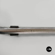 将图片加载到图库查看器，Chair in black wood, straw and steel, 1960s
