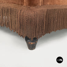 Load image into Gallery viewer, Sofa in brown velvet, 1930s
