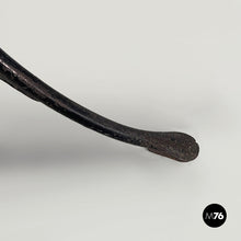 画像をギャラリービューアに読み込む, Black metal console with mirror, late 1800s
