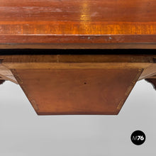 将图片加载到图库查看器，Console with mirror in wood, 1930s

