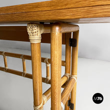 Load image into Gallery viewer, Dining table or console by Lyda Levi for McGuire Company, 1970s
