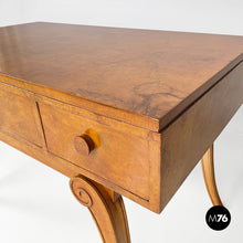 Load image into Gallery viewer, Walnut wood desk for Hille of London, 1920s
