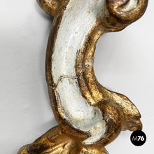 Load image into Gallery viewer, Gilded wood wall lamp, 1700s
