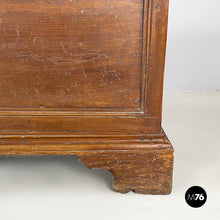 Load image into Gallery viewer, Chest with folding top in wood, 1600s
