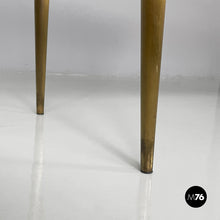 将图片加载到图库查看器，Console in wood and brass, 1980s
