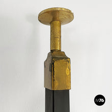 Load image into Gallery viewer, Modular bookcase in wood and black metal, 1960s
