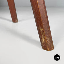 画像をギャラリービューアに読み込む, Bench in red wood, 1930s
