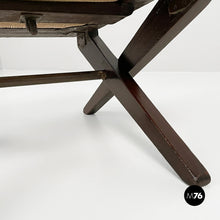 Charger l'image dans la galerie, Wood and straw armchairs, 1940s
