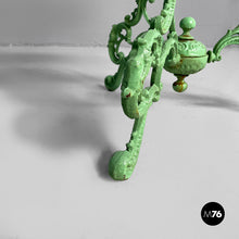 Charger l'image dans la galerie, Plant stand tables in green cast iron, 1930s
