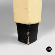 Load image into Gallery viewer, Dining table in white and aqua green wood, 1940s
