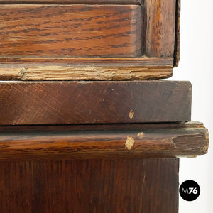 Display cases in wood and glass, mid 1800s