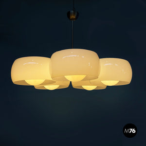 Chandelier Pentaclinio by Vico Magistretti for Artemide, 1970s