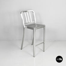 Carica l&#39;immagine nel visualizzatore di Gallery, Stool in aluminum Hudson by Philippe Starck for Emeco, 2000s
