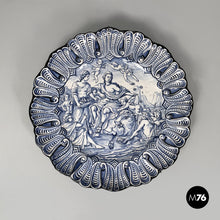 Load image into Gallery viewer, Glazed ceramic plate by Alba Docilia Albisola, 1950s
