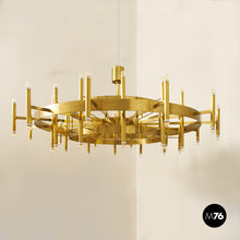 将图片加载到图库查看器，Huge chandelier by Gaetano Sciolari for Sciolari Lumi D'Arte, 1966
