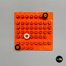 Load image into Gallery viewer, Wall perpetual orange calendar by Giorgio Della Beffa for Ring A Date, 2000-2010s
