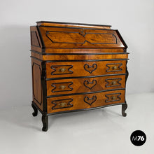 Carica l'immagine nel visualizzatore di Gallery, Wooden chest of drawers with decorations, 1950s
