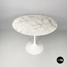 将图片加载到图库查看器，Round dining table Tulip by Eero Saarinen for Knoll, 2000s
