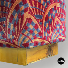画像をギャラリービューアに読み込む, Armchairs in fabric and wood, 1970s
