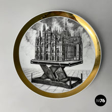 画像をギャラリービューアに読み込む, Decorative plate by Fornasetti, 1975
