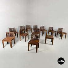 Load image into Gallery viewer, Chairs in corten steel, 2010s
