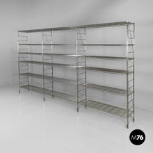 将图片加载到图库查看器，Metal bookcase with three bays, 2000s
