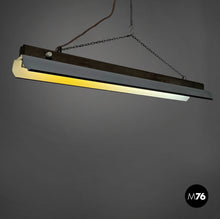 Carica l&#39;immagine nel visualizzatore di Gallery, Metal chandelier with chain, 1940s
