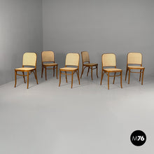 Load image into Gallery viewer, Chairs in beechwood and Vienna straw, 1970s
