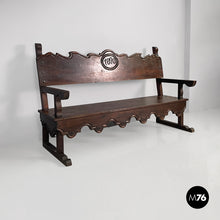 将图片加载到图库查看器，Wooden bench, 1820s
