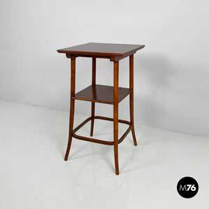 Square wooden pedestal, 1920s