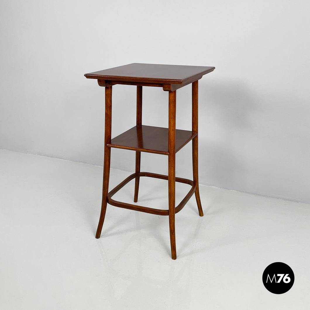 Square wooden pedestal, 1920s